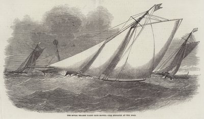 The Royal Thames Yacht Club Match, the Struggle at the Nore by Edwin Weedon